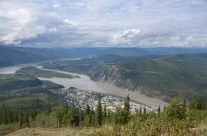 uitkijk over Dawson City | Dawson City